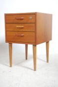 A 1970's retro office pedestal filing cabinet set