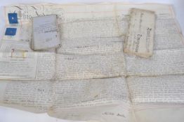 Local interest - A group of three indentures perta