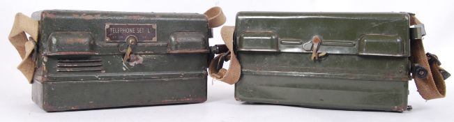 WWII FIELD TELEPHONES