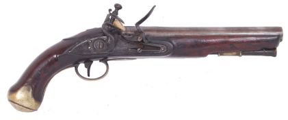 18th CENTURY FLINTLOCK PISTOL