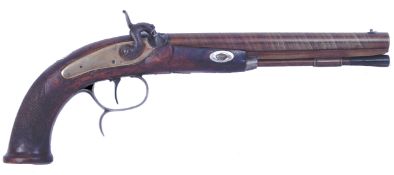 19th CENTURY PERCUSSION TARGET PISTOL
