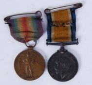 WWI MEDAL PAIR