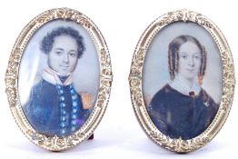 RARE PORTRAIT MINIATURES