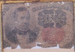 PURPORTED BILLY THE KID 10 CENT NOTE: