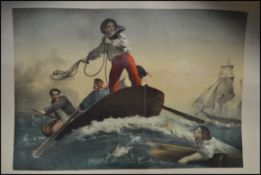 A mixed lot of vintage and antique prints to include: London News from 1872; several prints of