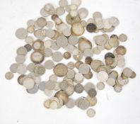 A collection of 19th and 20th century silver coins from around the world to include America,