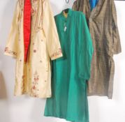 A collection of stunning Indian silk gents clothing, various outfits pleasae see images.