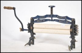 A stunning vintage 20th century Acme Co Wringer / Mangle  with 15