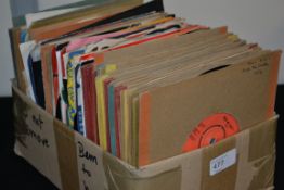 A collection of 45rpm vinyl singles to include many artists such as Average White Band, Ruby