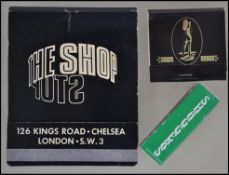 An original and rare Matchbox / book of matches from ' The Stop Shop ' 126 Kings Road, Chelsea,
