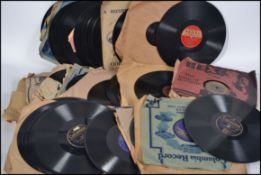 A collection of 78rpm records from various artist, genres and labels please see images.