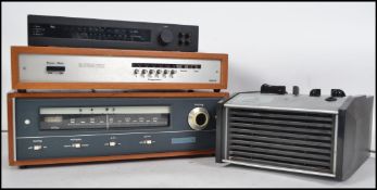 A collection of vintage electronics to include a Truvox FM200, Sinclair System 4000 and an intergrex