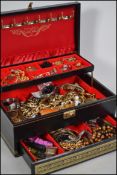 A good collection of vintage and retro costume jewellery to include bracelets, watches, necklaces,