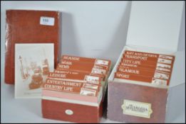 Nostalgia series of postcards. The two Collectors Club sets over 900 cards in original specially