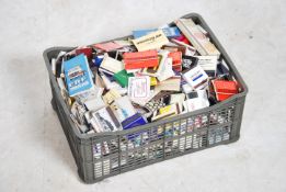 A large collection of vintage and 20th century matches - match books to include British and