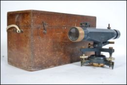 A Stanley brass mounted theodolite ( Serial number 37312 ), dating from the early 20th century