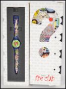An original Swatch watch ' The club, All over the World ' series wristwatch complete in the original