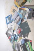 A collection of vintage car brochures to include many car manufacturers