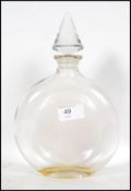 A 20th century large perfume bottle - shop display by Guerlain of France. Complete with pointed