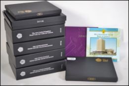 Coins - A collection of United kingdom Proof Coin Set collector's edition dating from 2010 to