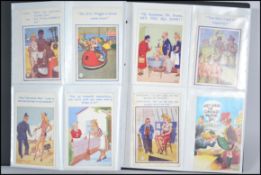 COMIC POSTCARDS (Approx 150). Early to modern collection. Saucy seaside type inc Donald McGill.