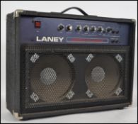 Withdrawn  A contemporary Laney ' Session 45 Revers ' music amp in black case with speaker and