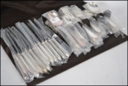 A new and unused MAPPIN & WEBB flatware set.  This 6 place setting cutlery set is quality silver