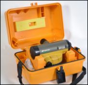 A 20th century cased Top Gun Green Label AT G6 dumpy level / theodolite. Appears to be in good order