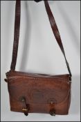 A vintage Mulberry croc leather hand bag.  This bag has been well loved and used.  It is in good