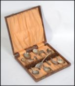 A collection of silver hallmarked teaspoons to include Apostle spoons, collectors spoons