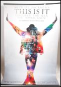 A very large and rare stadium sized Michael Jackson ' This is it ' poster. The large poster