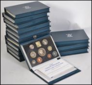 Coins - A collection of United kingdom Proof Coin Set collector's edition dating from 1986 to