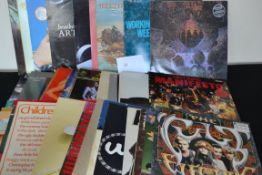 A collection of long play LP's vinyl albums and 12