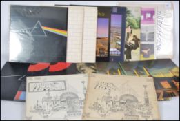 A collection of vinyl long play records 16 in total all by Pink Floyd to include Relics X 2, The