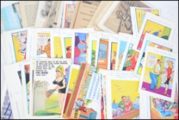 A good collection of humour postcards dating from the 20th century approx 70 cards together with a