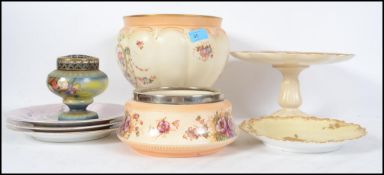 A group of 19th century and later Ivory Blush ware