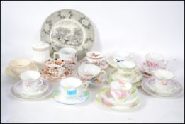 A collection of assorted ceramics to include Japan