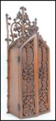 A beautiful Victorian mahogany wall mounted bible