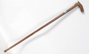 An unusual Russian walking stick dating to the 19t