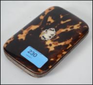 A 19th century  continental tortoiseshell and gilt