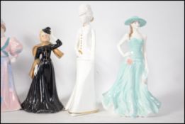 A collection of figurines to include Coalport, Royal Worcester, Spode and others etc ( see