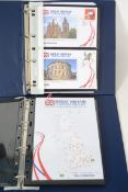 The Westminster Collection, Torch Relay Commemorative Cover Collection in two albums comprising 70