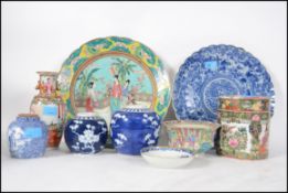 A good collection of 20th century Oriental ceramic