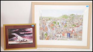 Two Limited edition framed and glazed prints of Lo