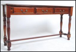 A good quality Victorian style large hardwood cons