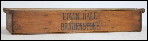 A vintage early half of the 20th century wooden fl