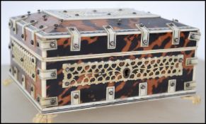 A stunning 19th century Chinese tortoiseshell and