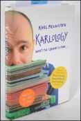 Karl Pilkington ' Karlology - What I've Learnt So Far ,' hardcover, signed by Pilkington in biro