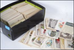 Shoebox of vintage postcards. All 