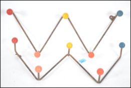 A pair of retro 1960's / mid century hanging tubul